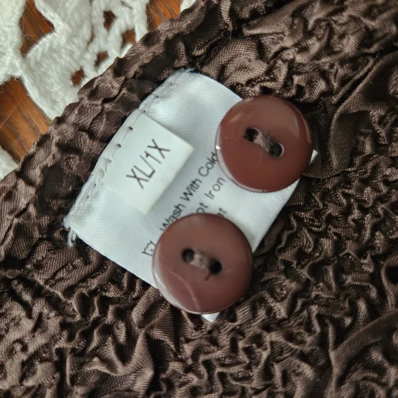 NEW C Scarf Co Cardigan with Animal Print Lining... Reversible and Strechy XL - Picture 5 of 14